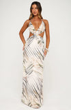 Mariposa Maxi Dress Stonewash