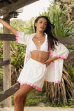Wilson Short Set White Pink