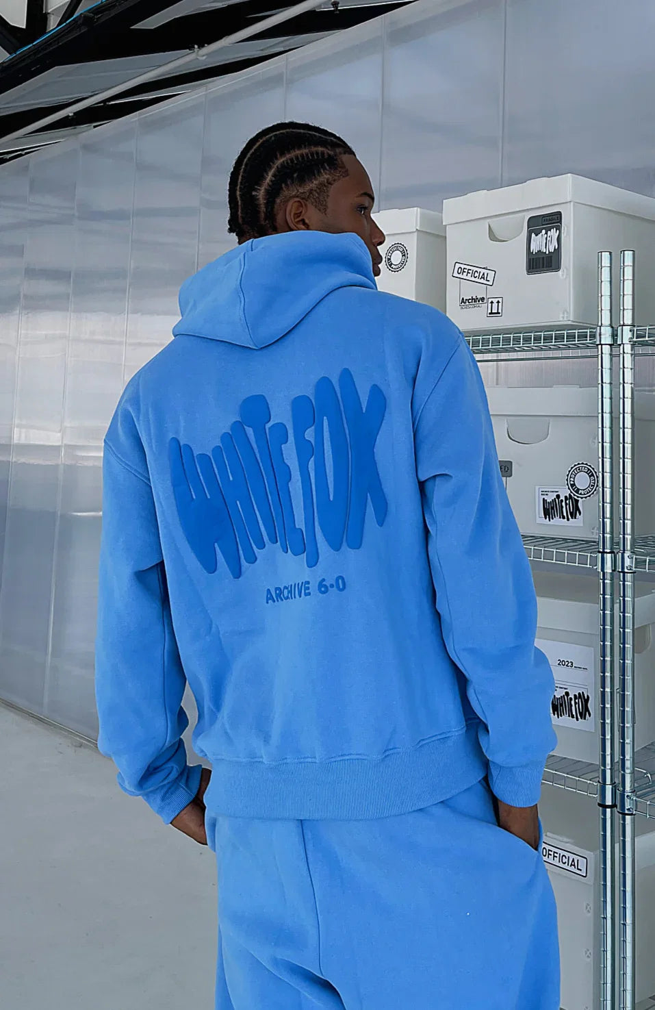Archive 60 Oversized Hoodie Blueberry