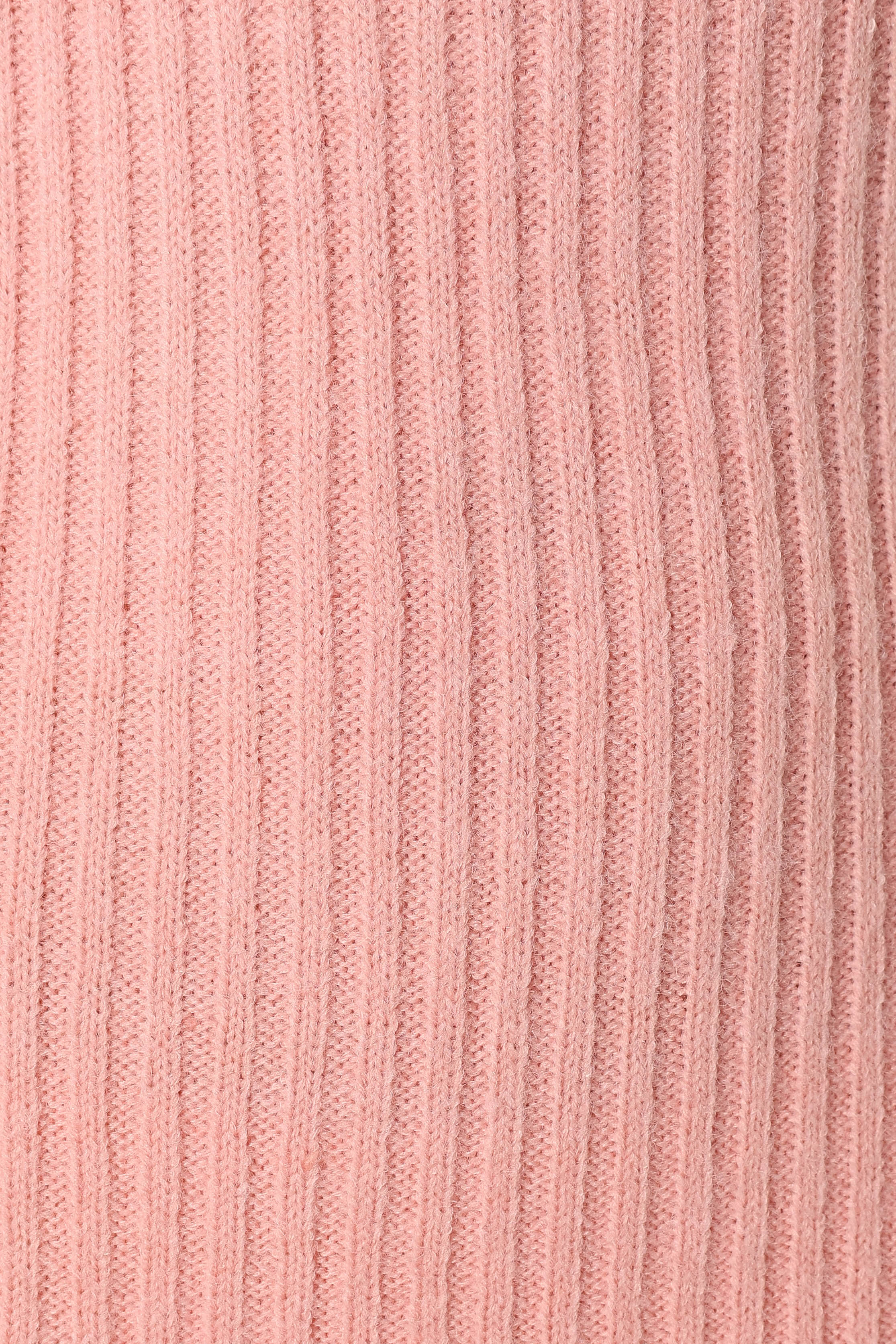 Camryn Puff Sleeve Knit Sweater Midi Dress Blush