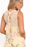 Keani Maxi Dress Yellow Floral