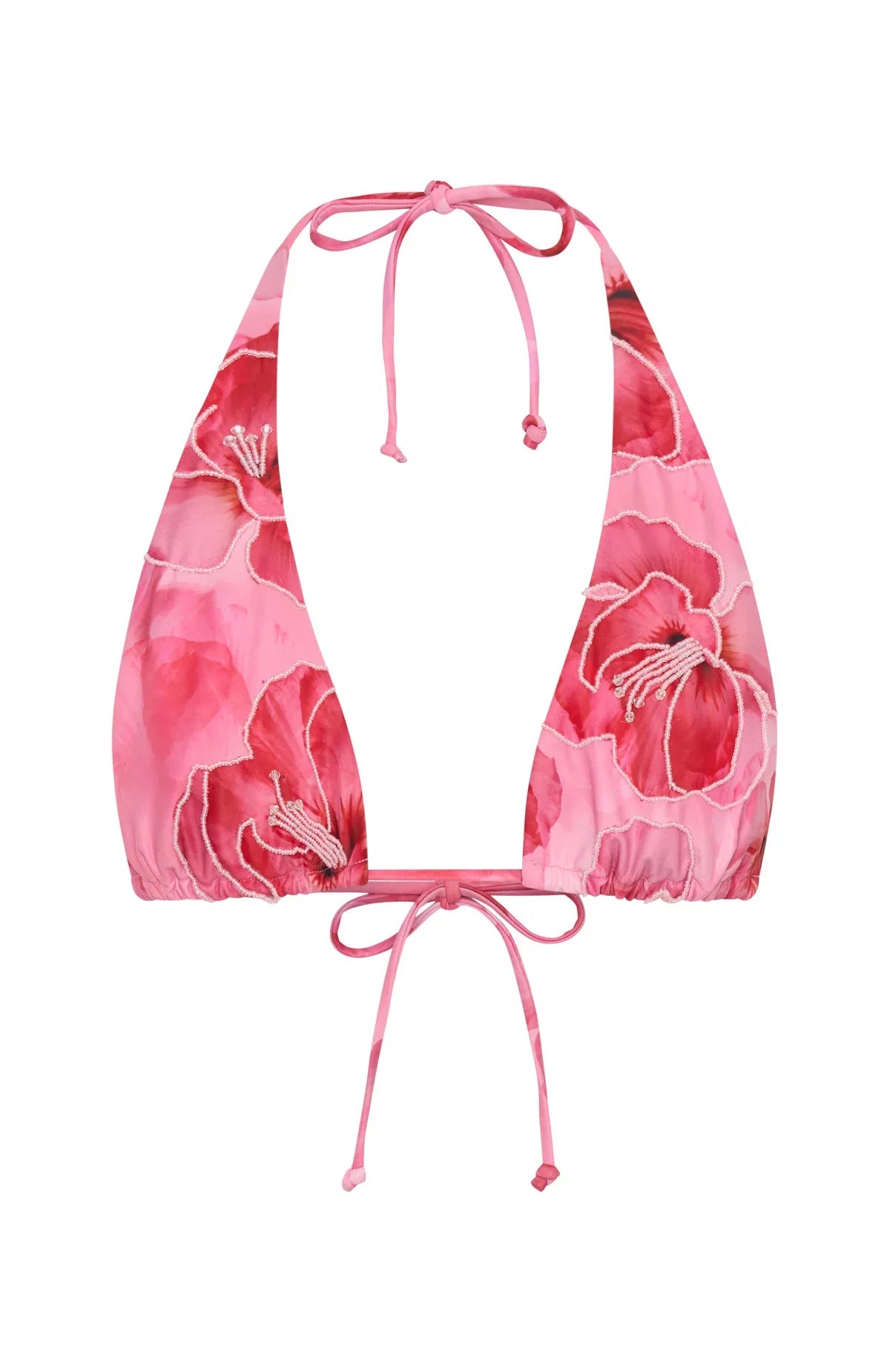 San Marino Beaded Bikini Top Sugar Rose
