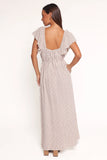 Martin Maxi Dress Cherry Red Stripe