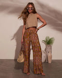 Sun Kissed Paisley Print Pants