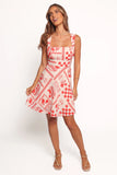Sloan Mini Dress Red Print