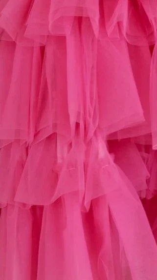 Carrie Mini Dress Hot Pink