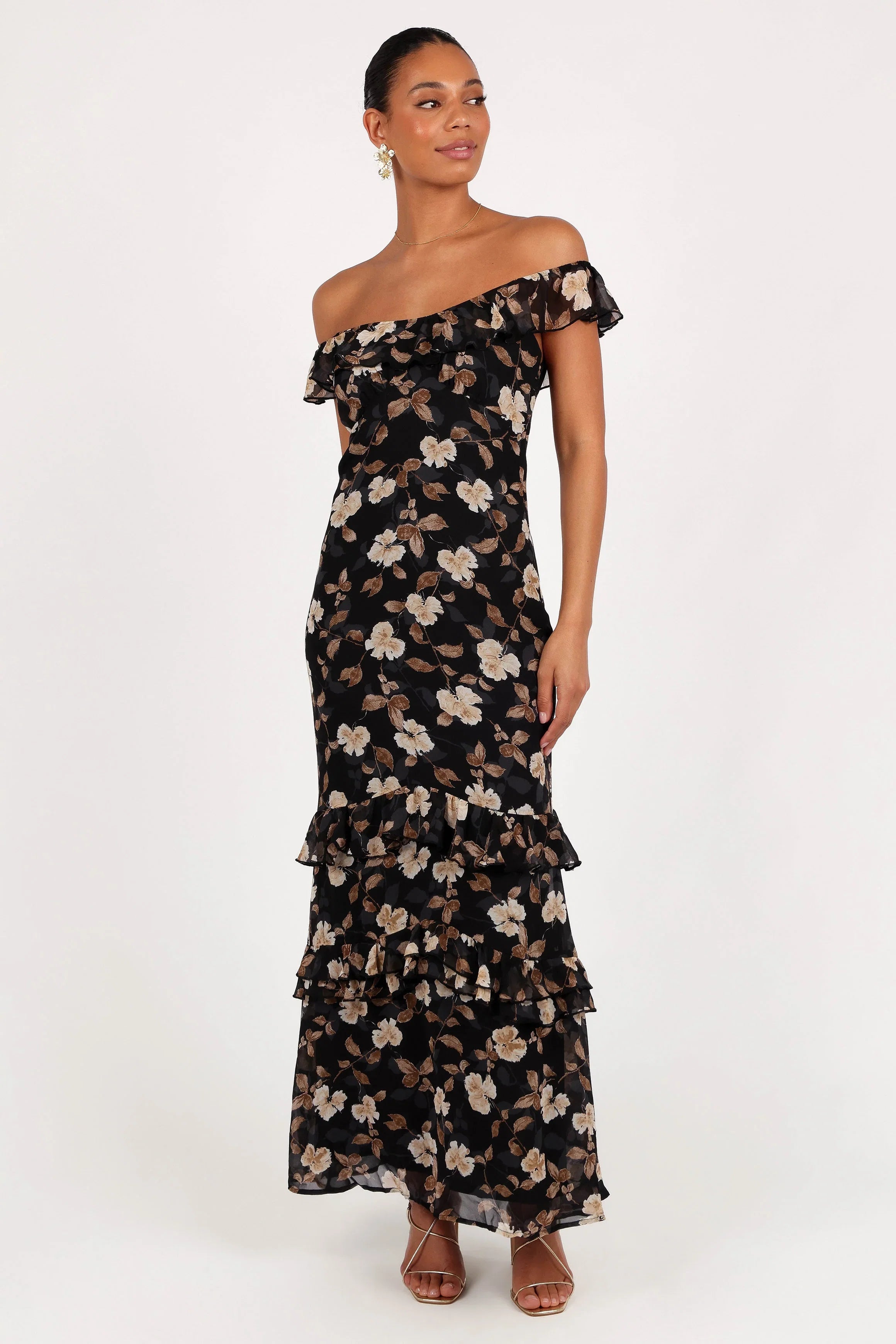 Irelynn Maxi Dress Black Floral