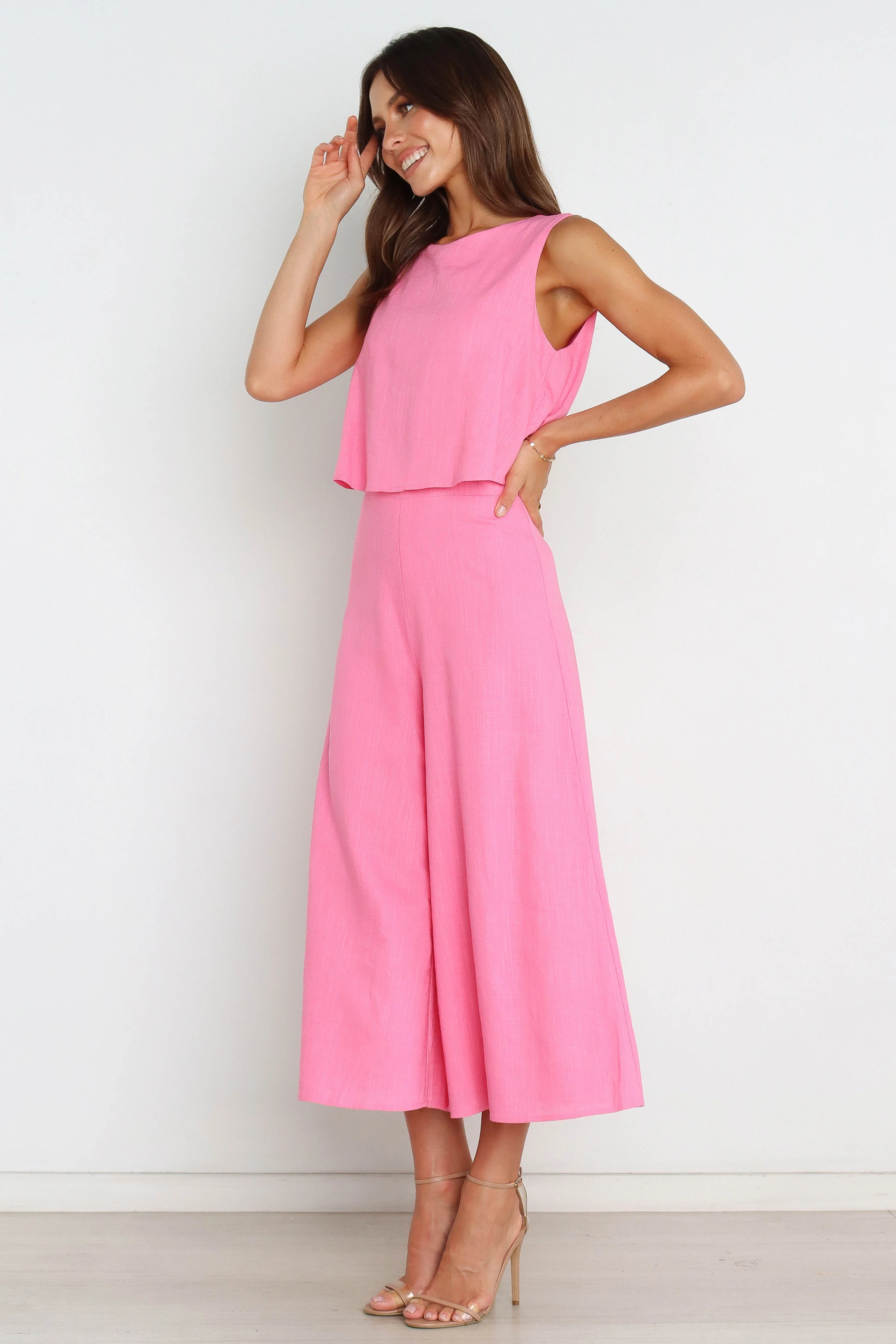 Femme Jumpsuit Pink