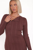 Valia Midi Dress Espresso