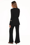 Gracie Lace Pant Set Black