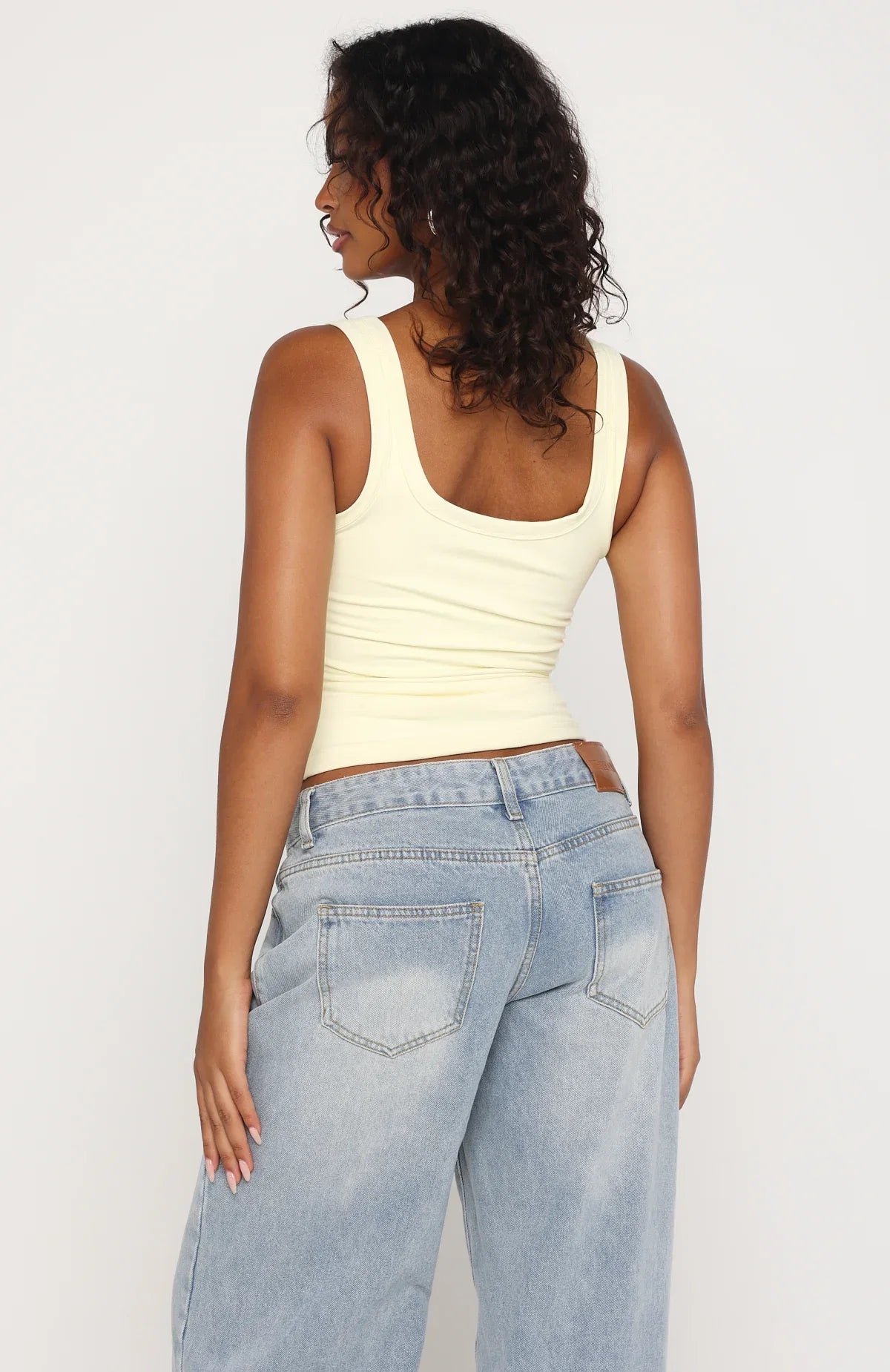 Chill Vibes Tank Top Lemon