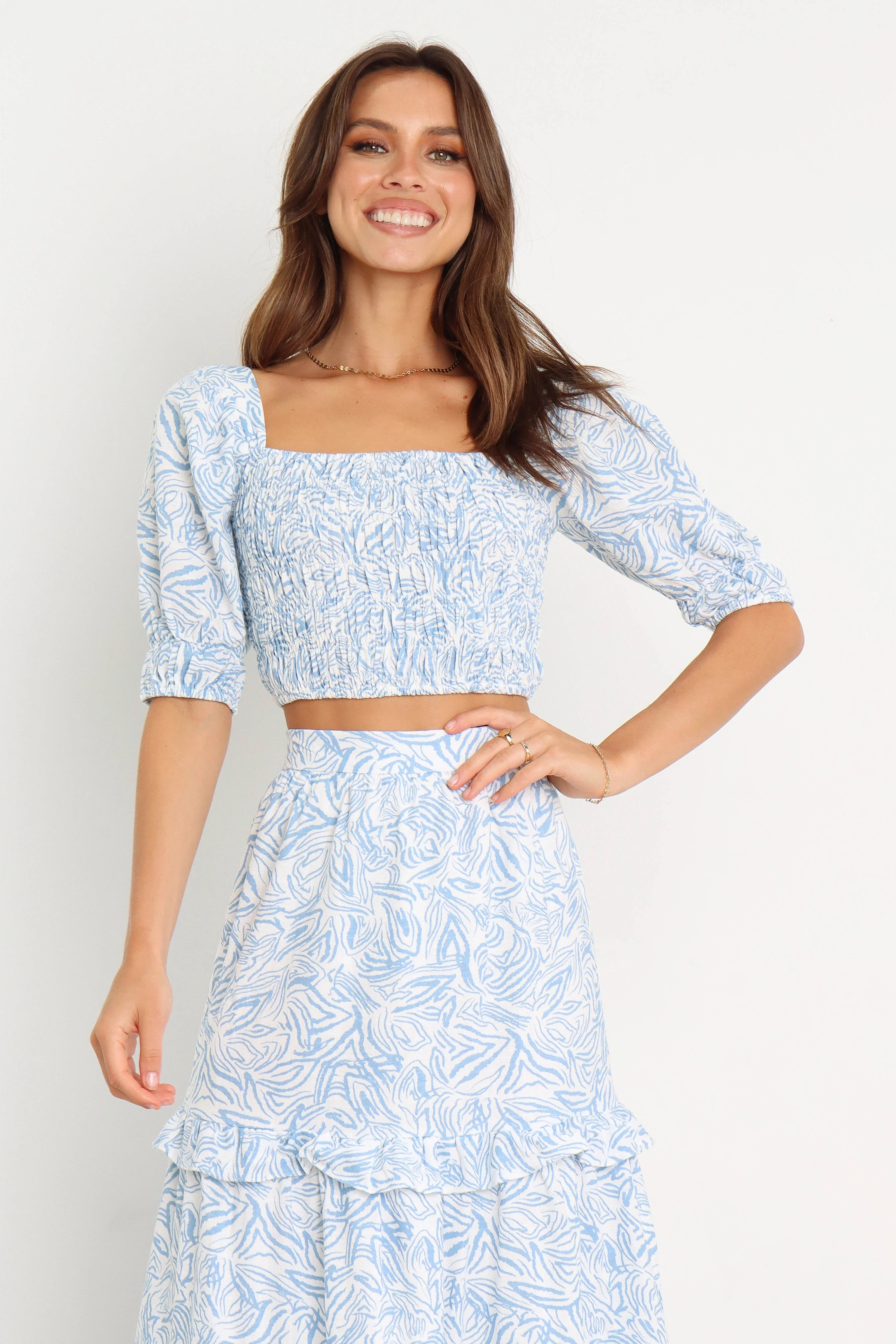 Zoe Top Blue