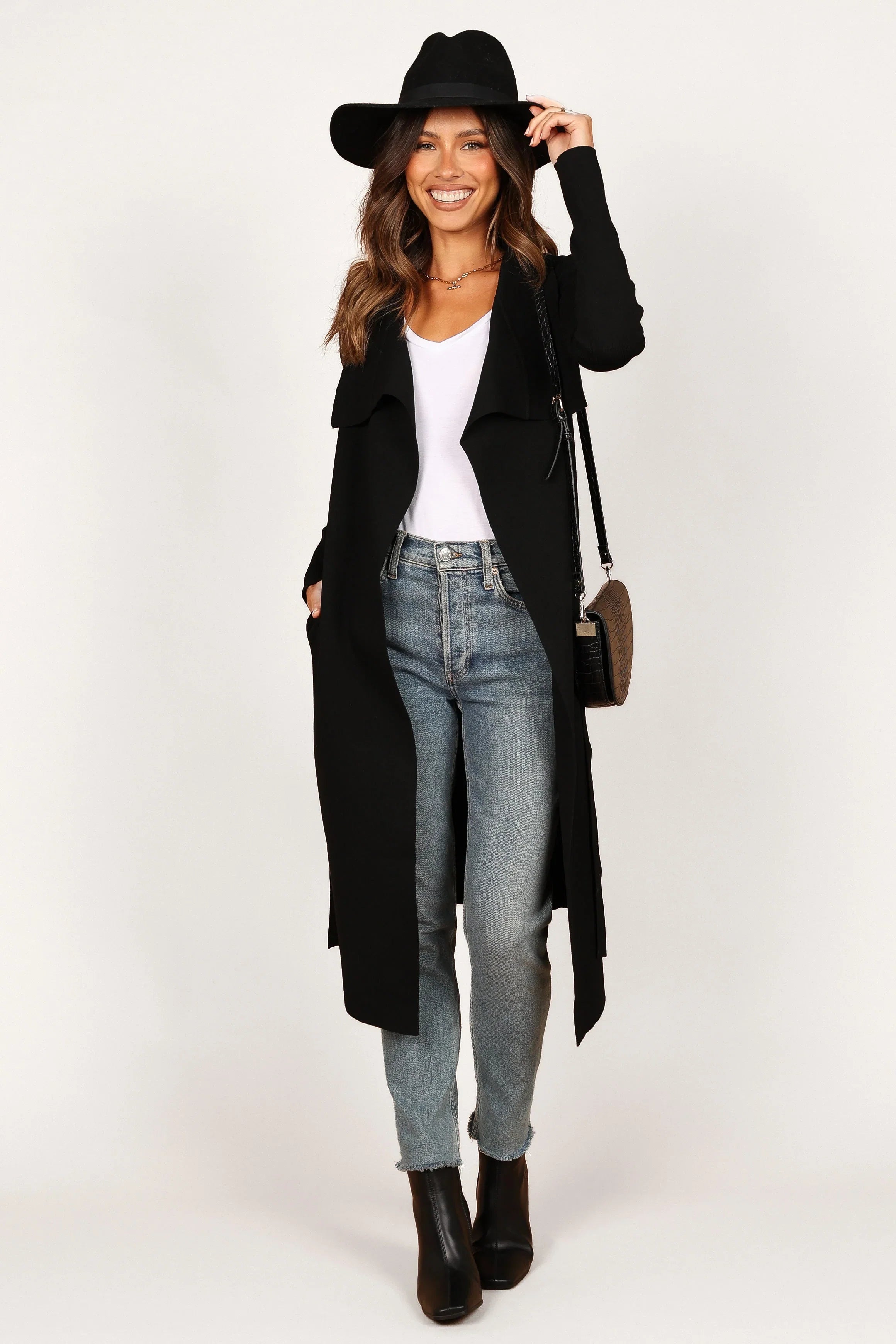 Audrina Cardigan Black