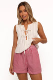 Libby Shorts Red Gingham