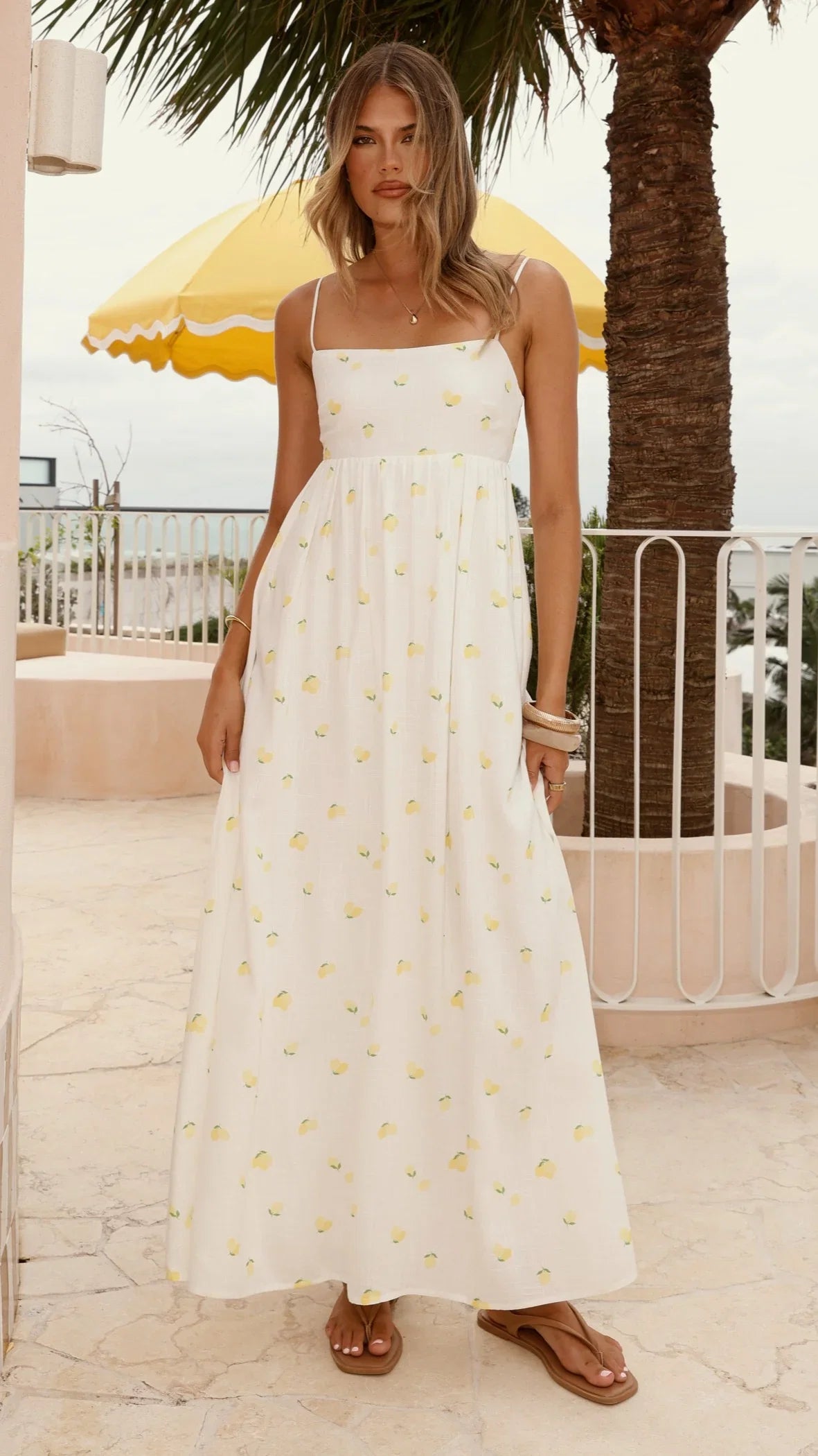 Bronnie Maxi Dress Limone