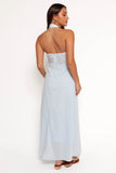 Betsy Halterneck Maxi Dress Pale Blue