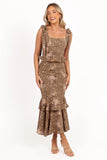 Luna Two Piece Set Olive Print
