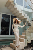 Jaye Long Sleeve Maxi Dress Cream