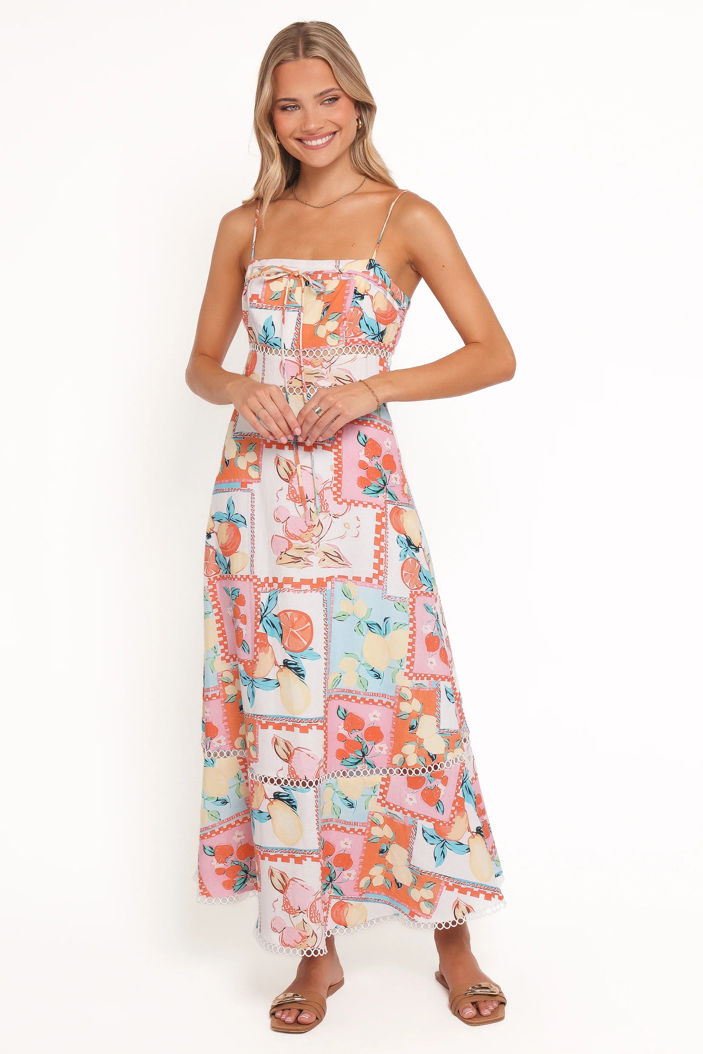 Adalynn Maxi Dress Fruit Print