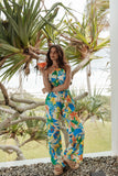 Harriet Halter Jumpsuit Malta Print