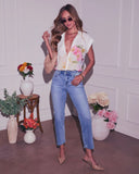Fresh Feels Floral Button Down Top