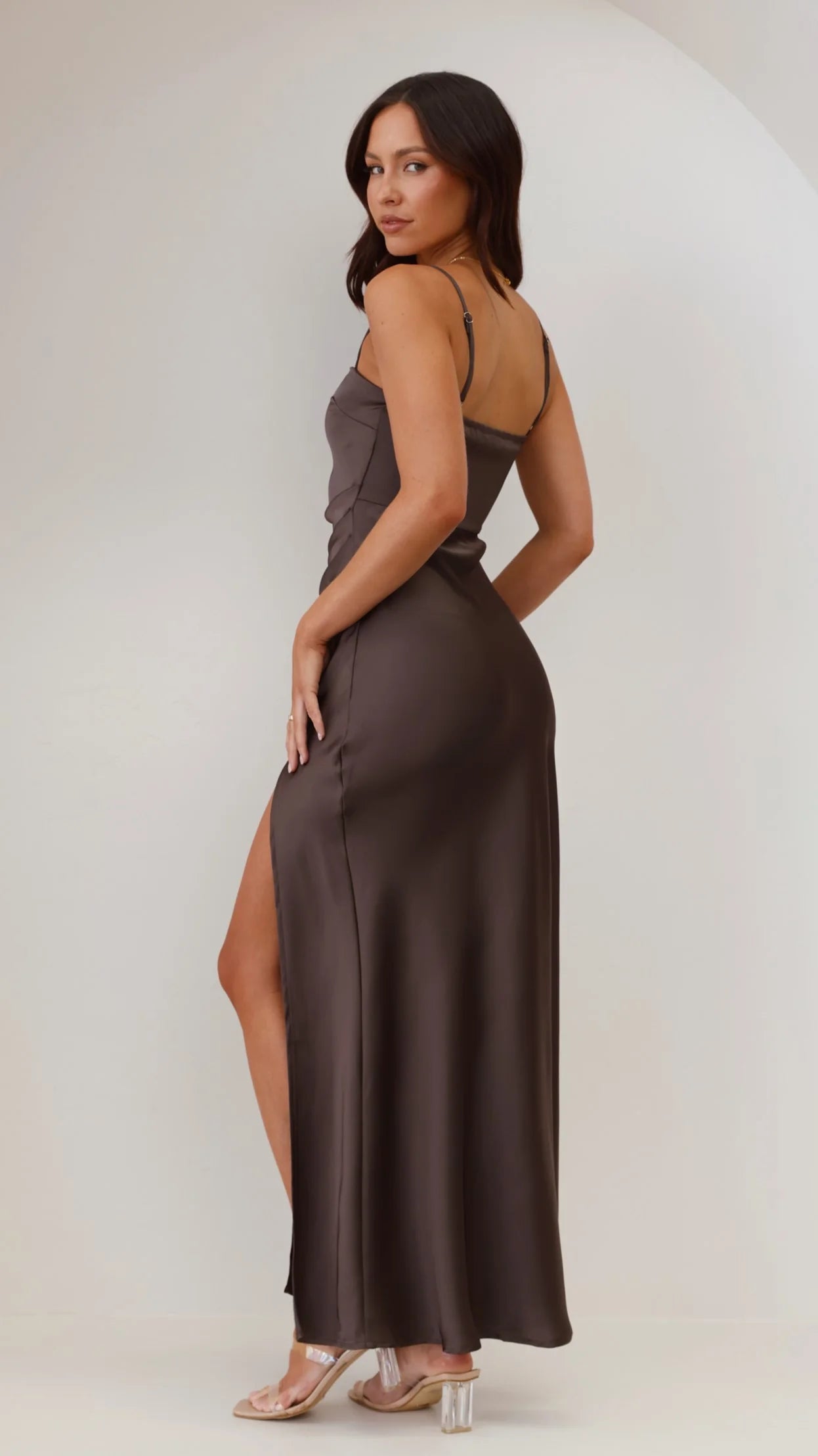 Ilana Maxi Dress Espresso