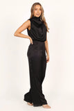 Savannah One Shoulder Jumpsuit Black