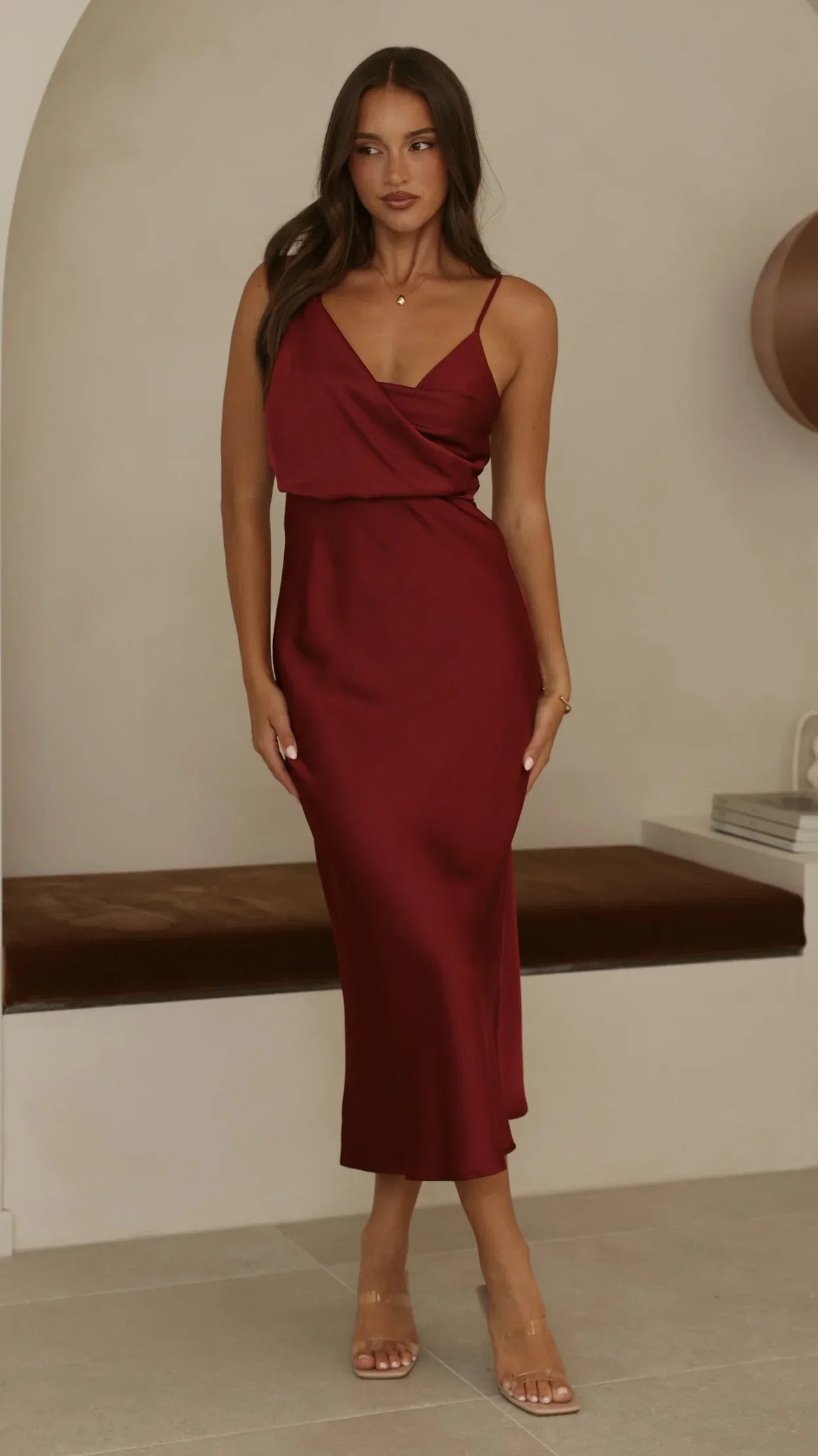 Audrey Maxi Dress Wine