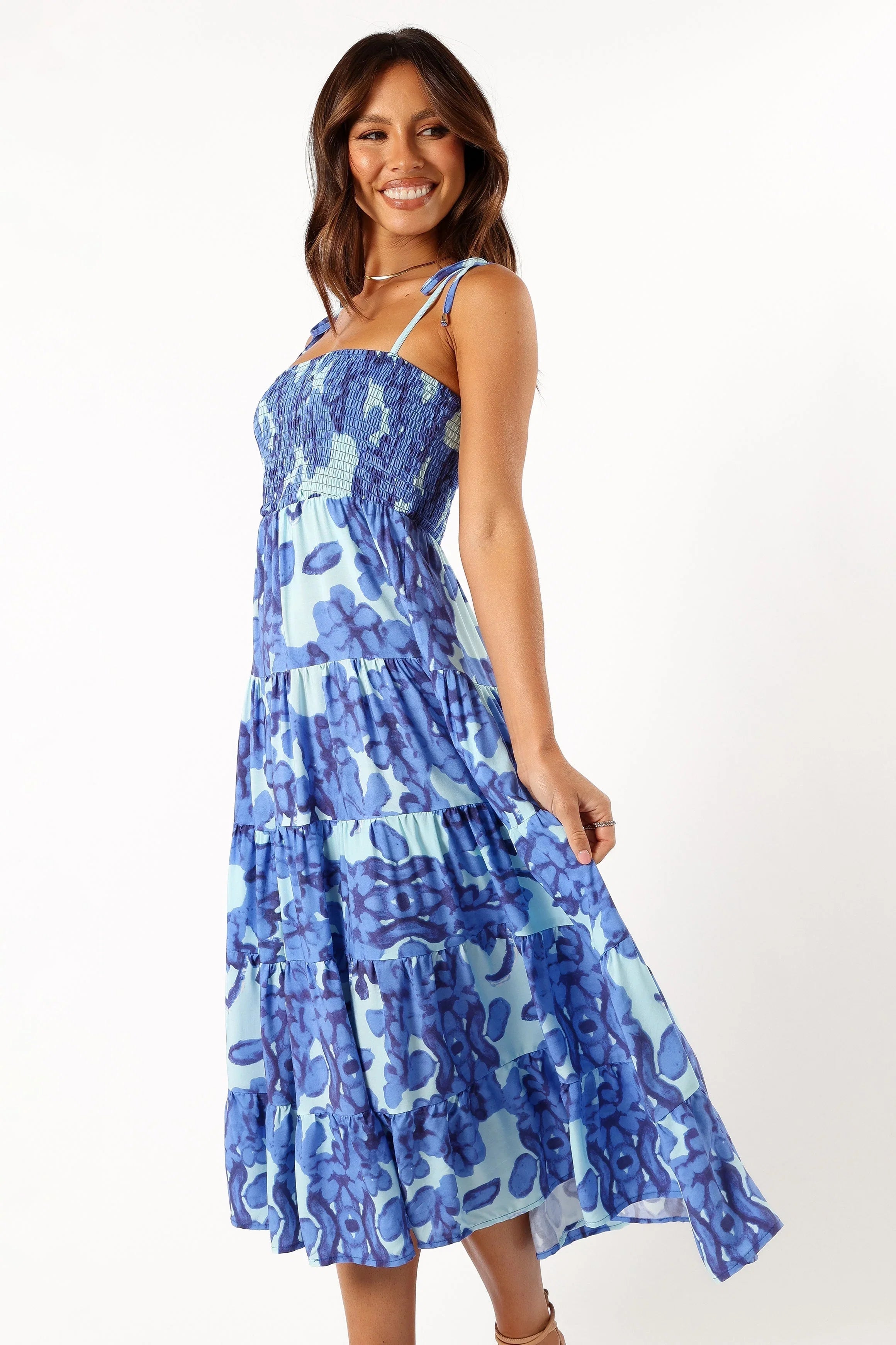Amarie Midi Dress Blue