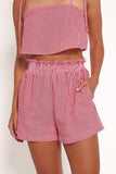 Callum Short Set Red Gingham