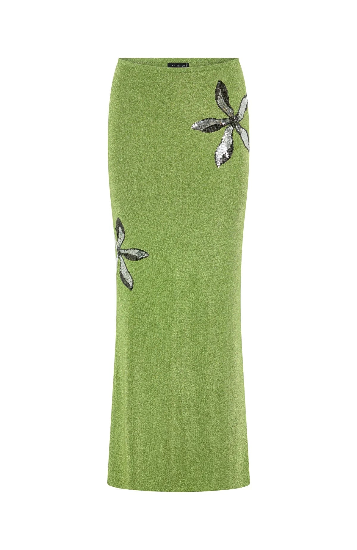 Tide And Bloom Knit Maxi Skirt Kiwi
