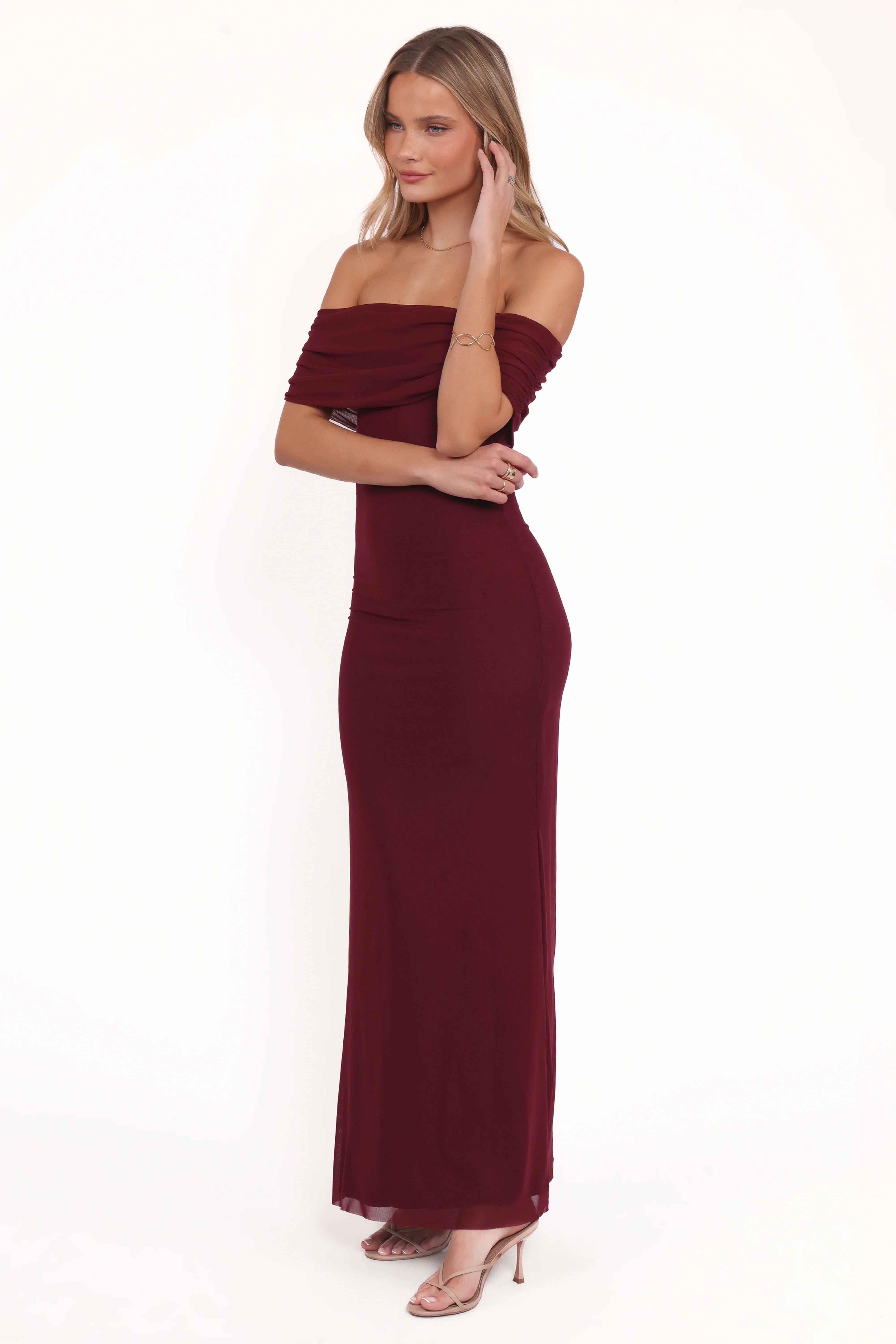Desirae Maxi Dress Burgundy