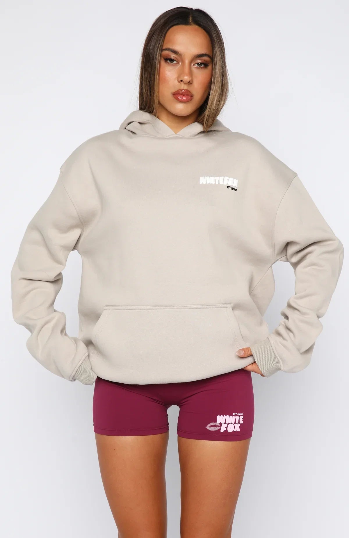 11th Street Shes So Lucky Oversized Hoodie Moon Kiss