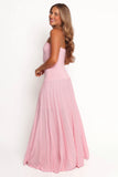 Cadenza Strapless Maxi Dress Pink