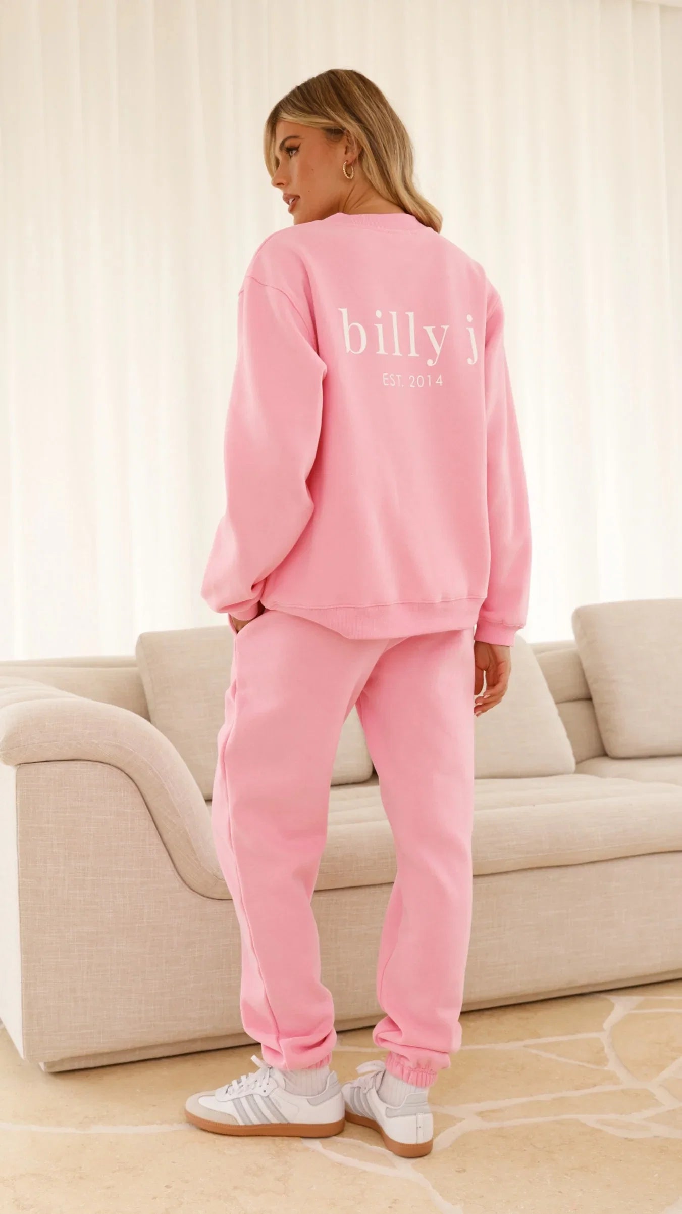Billy J Trackie Pants Pink