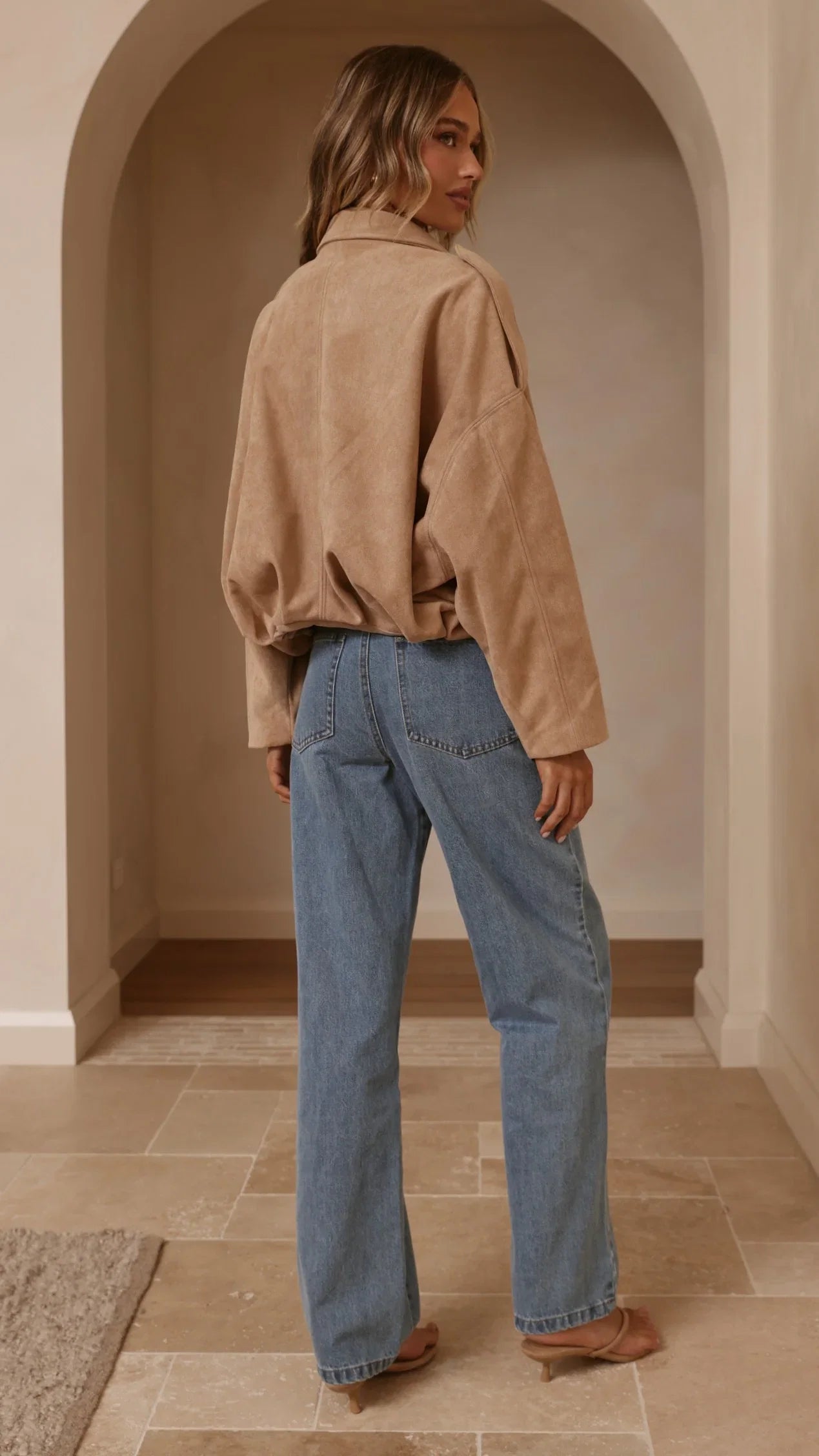 Leela Bomber Jacket Camel