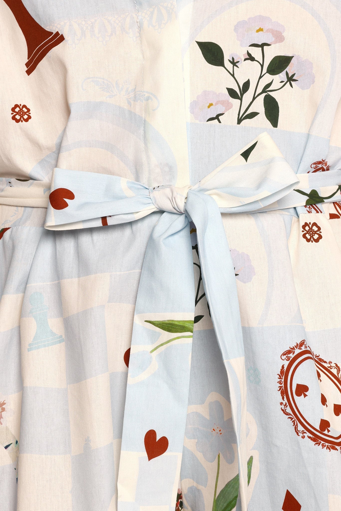 Luisa Romper Blue Floral