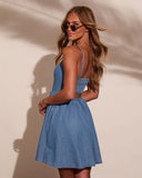 Adrianne Denim Mini Dress