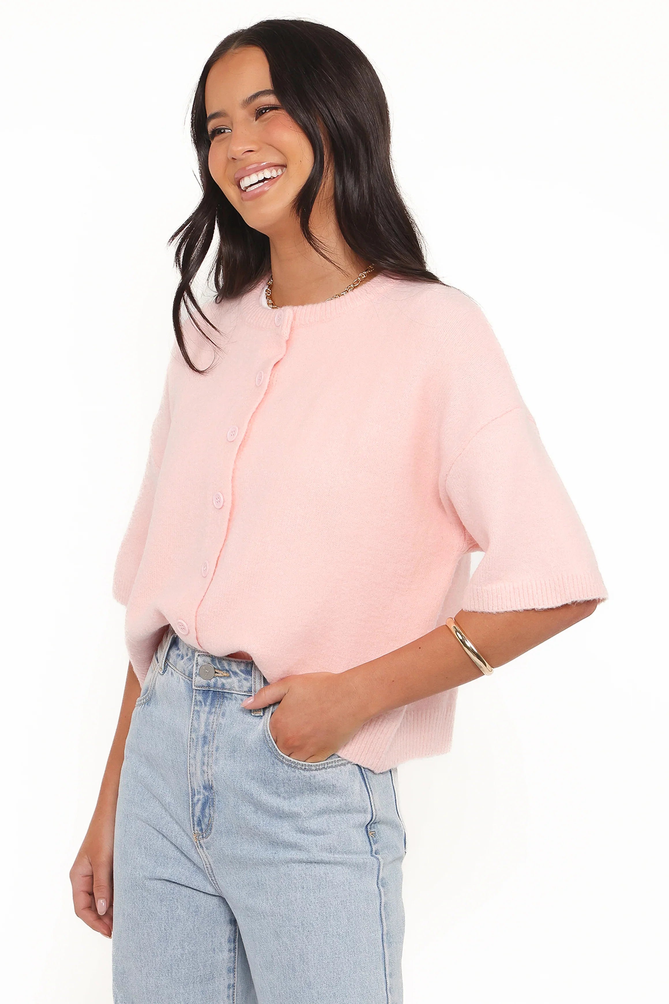 Lilith Knit Top Pink