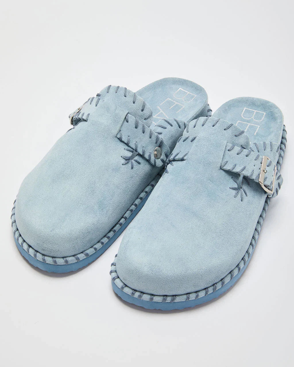 Chic Comfort Stitch Slip On Mules