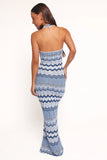 Neasa Knit Maxi Dress Blue