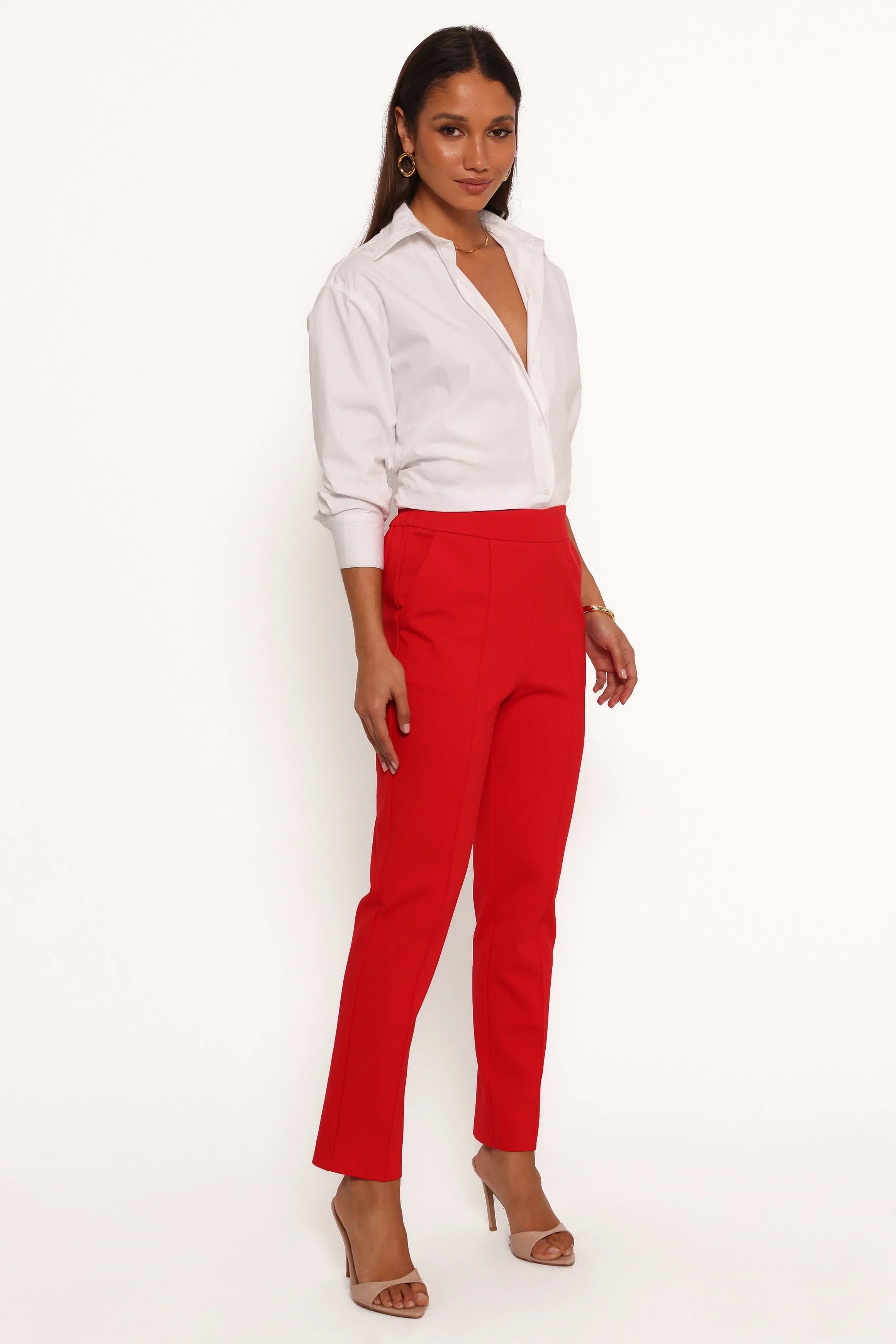 Martina Pant Red