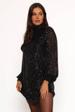 Springfield Mini Dress Black Gold