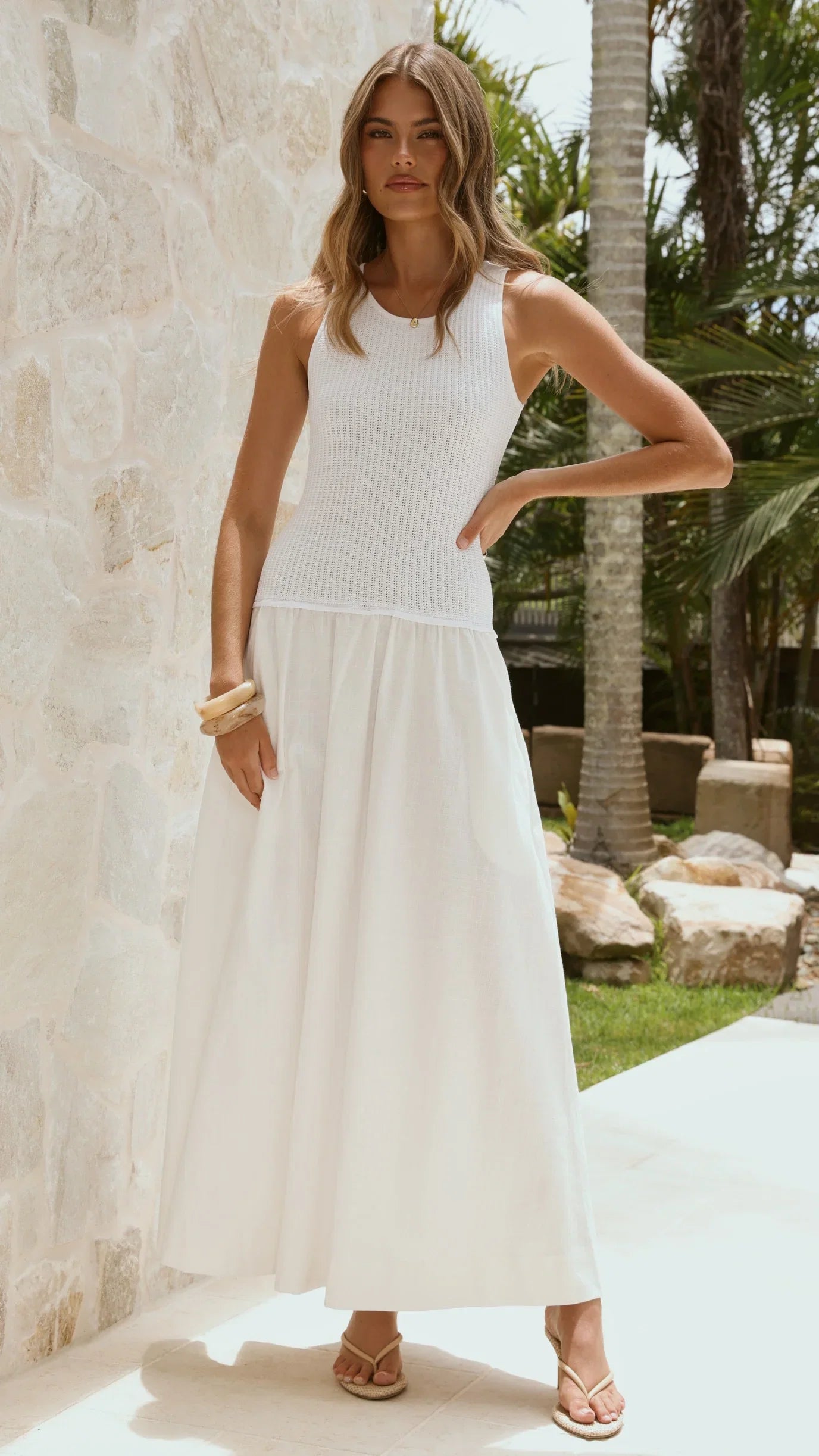 Arden Maxi Dress White