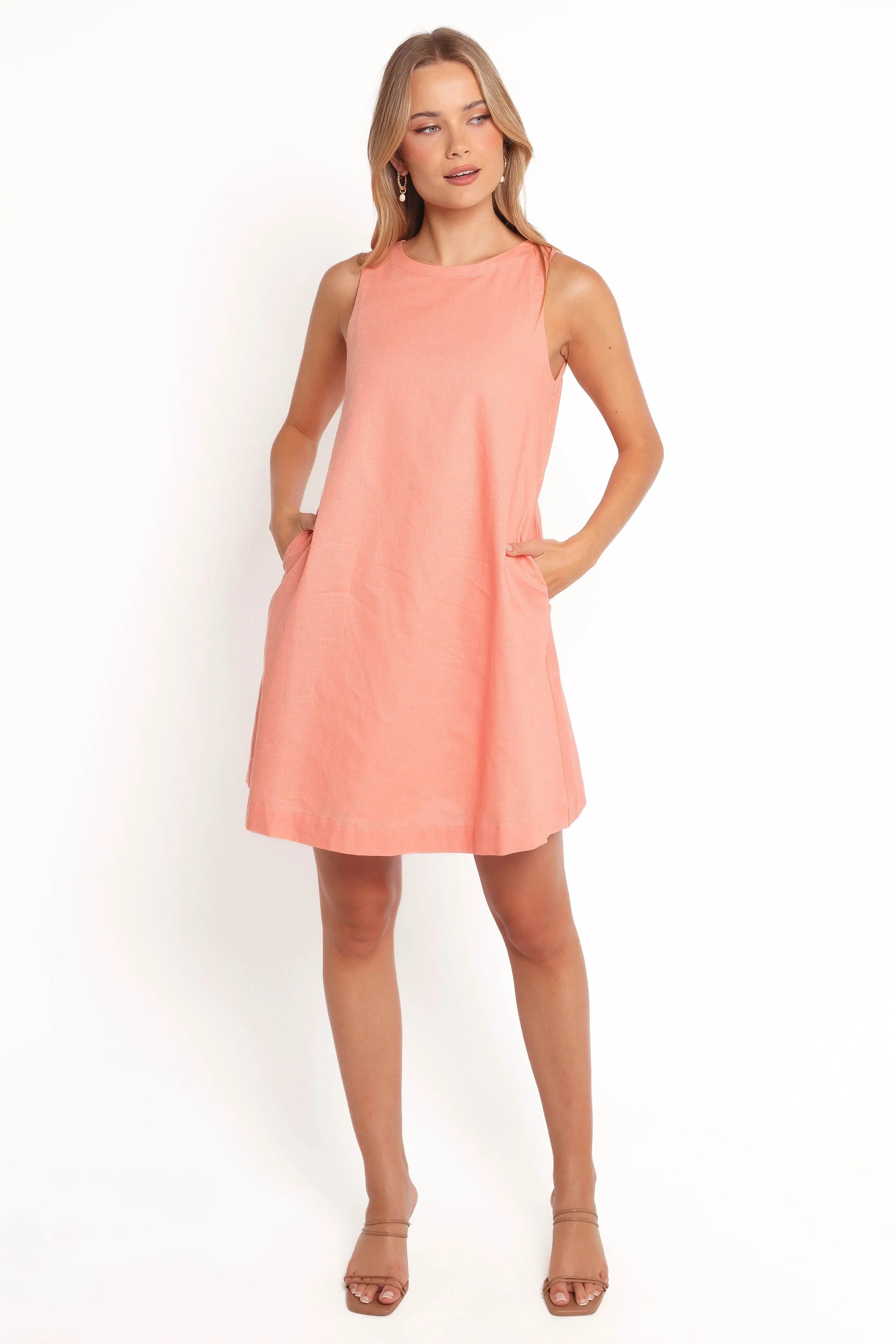 Priyanka Mini Dress Peach
