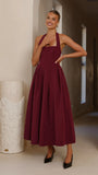 Kristen Maxi Dress Wine