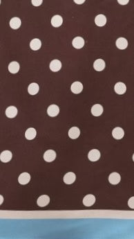 Linnea Mini Dress Brown Polka