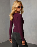 Savenia Lace Up Front Tie Top