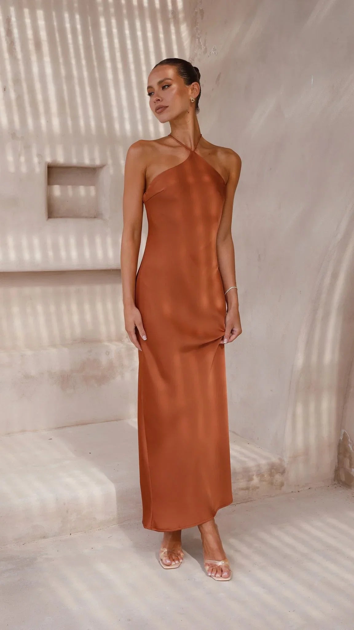 Chiara Maxi Dress Copper