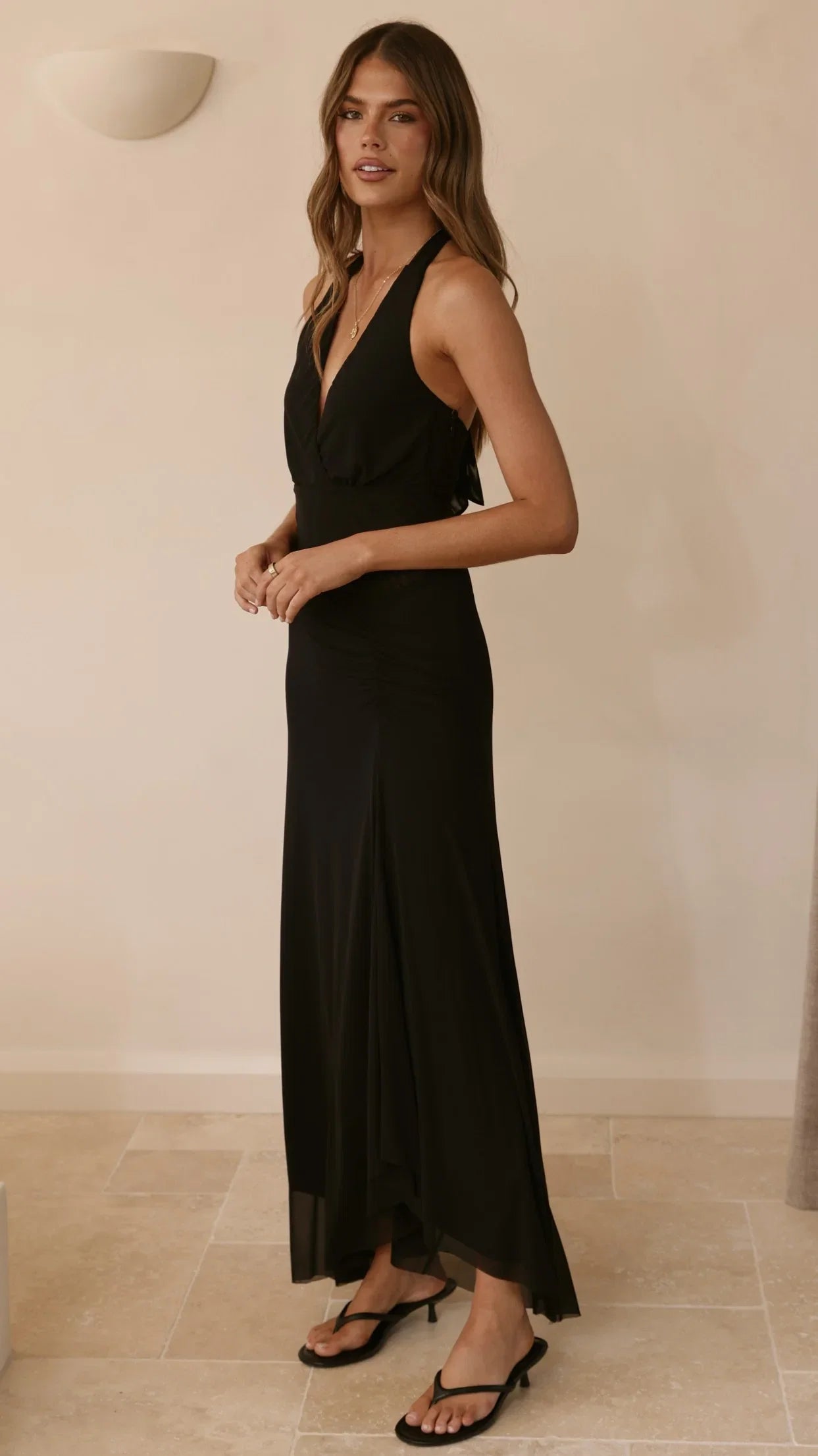 Meredith Maxi Dress Black